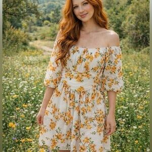 Exlura Floral Summer Dress